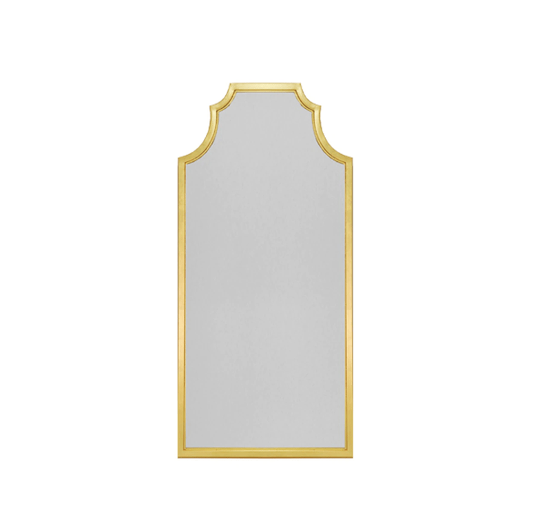Finley Gold Pagoda Mirror by Worlds Away