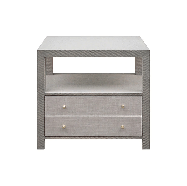 Hattie Grey Side Table by Worlds Away