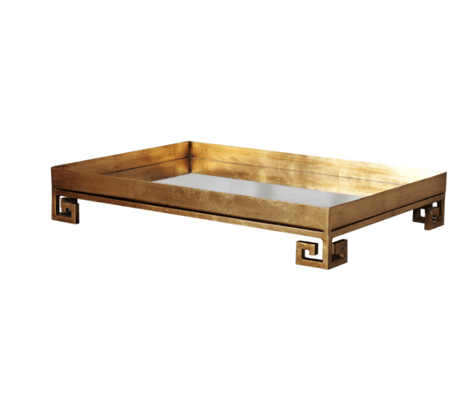 Julian Gold Tray by Worlds Away