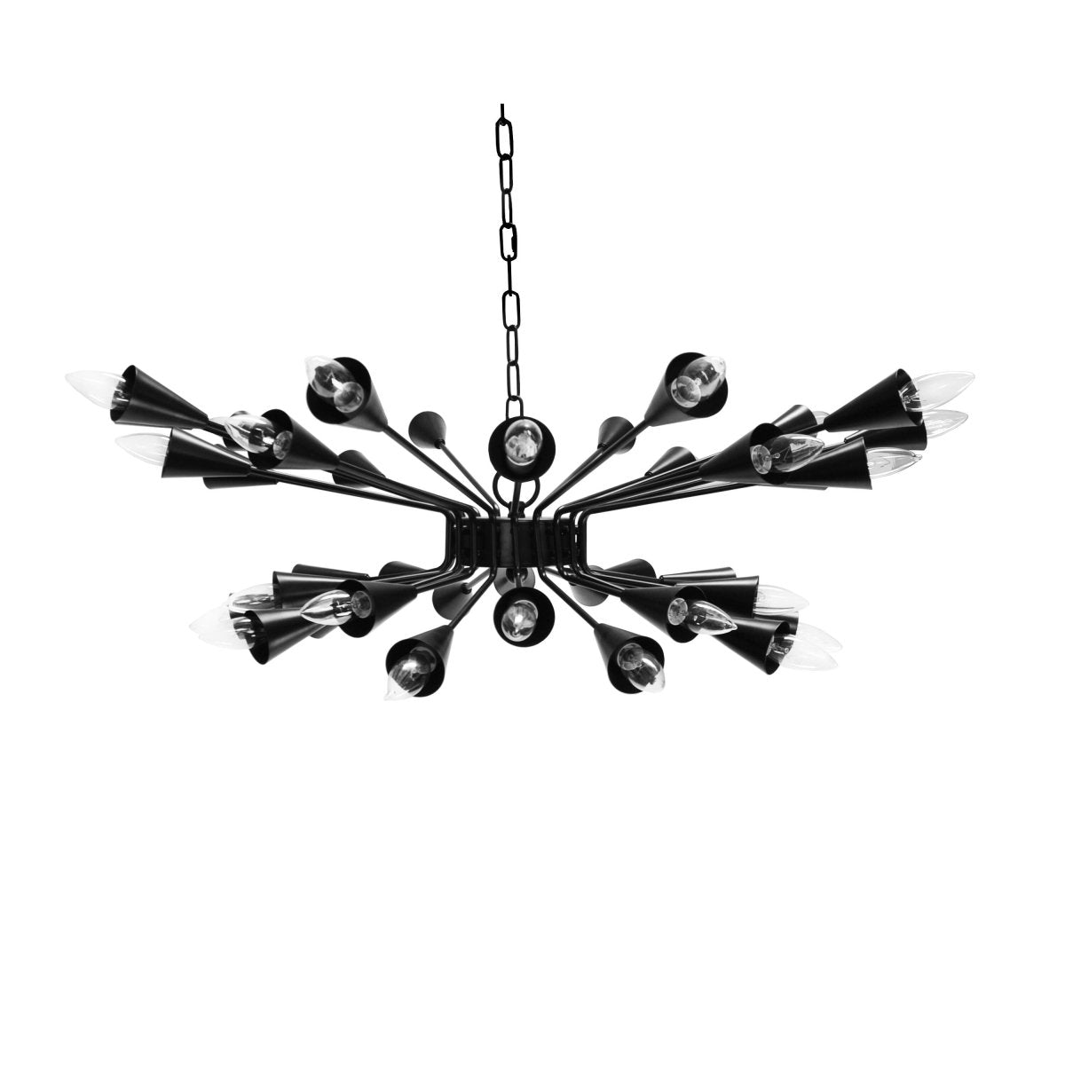 Volanti Black Sputnik Chandelier by Worlds Away