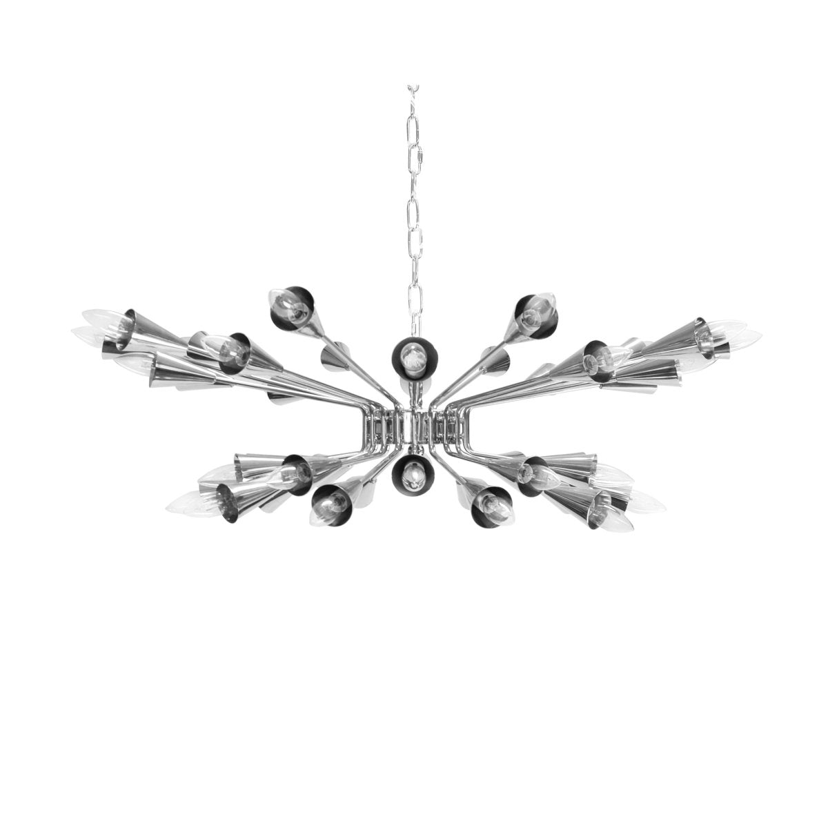 Volanti Nickel Sputnik Chandelier by Worlds Away