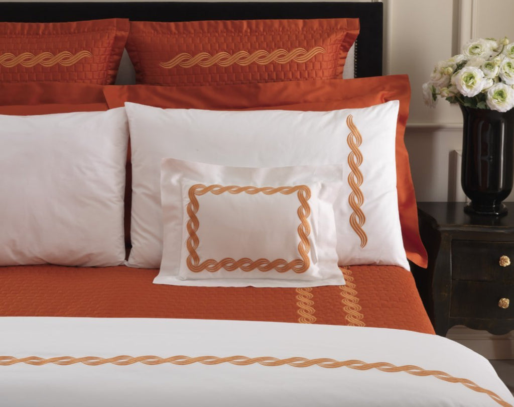 Monica Embroidery Bedding by Dea Linens