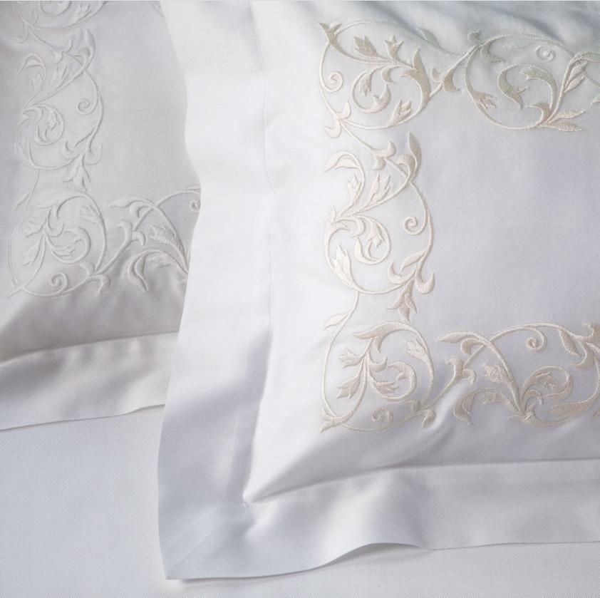 Ramages Embroidery Bedding by Dea Linens