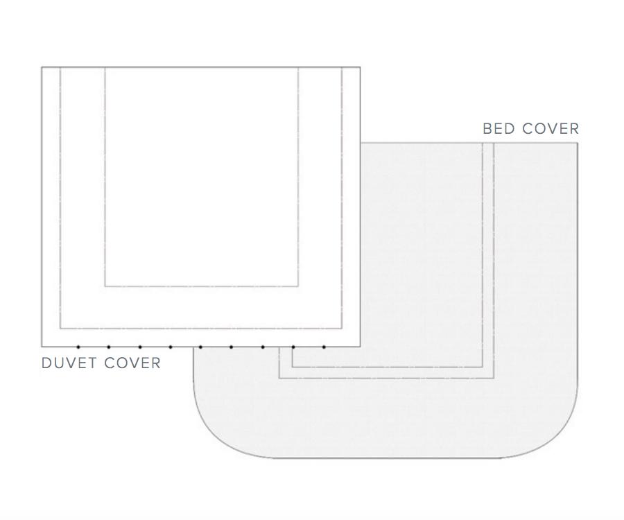 Striè Embroidery Bedding by Dea Linens