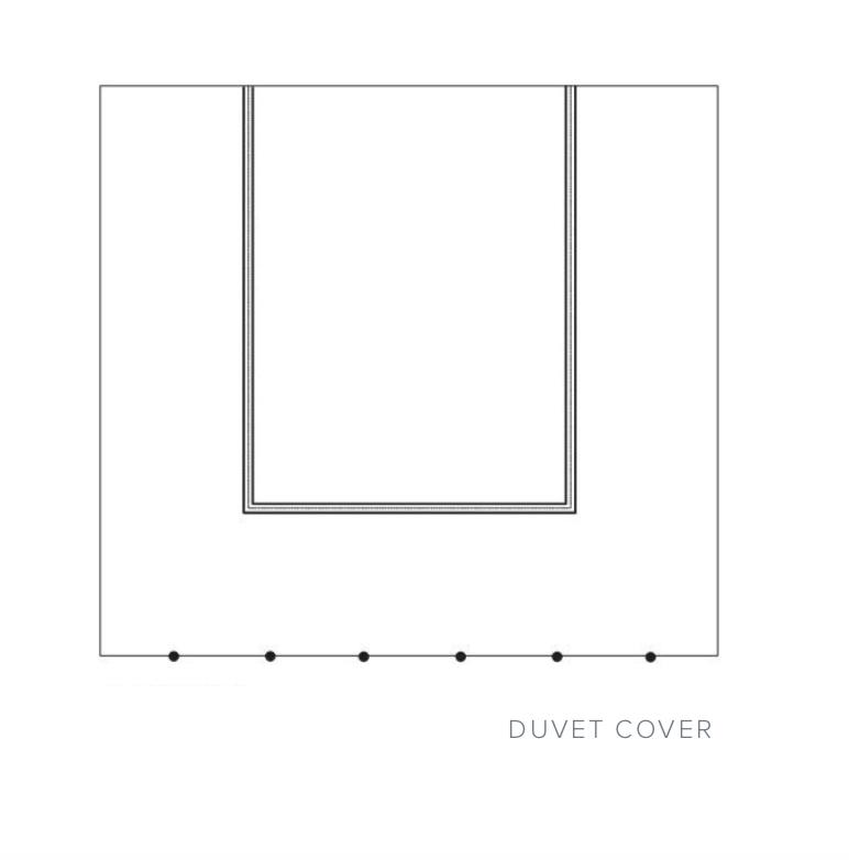 Mirko Embroidery on Sateen by Dea Linens