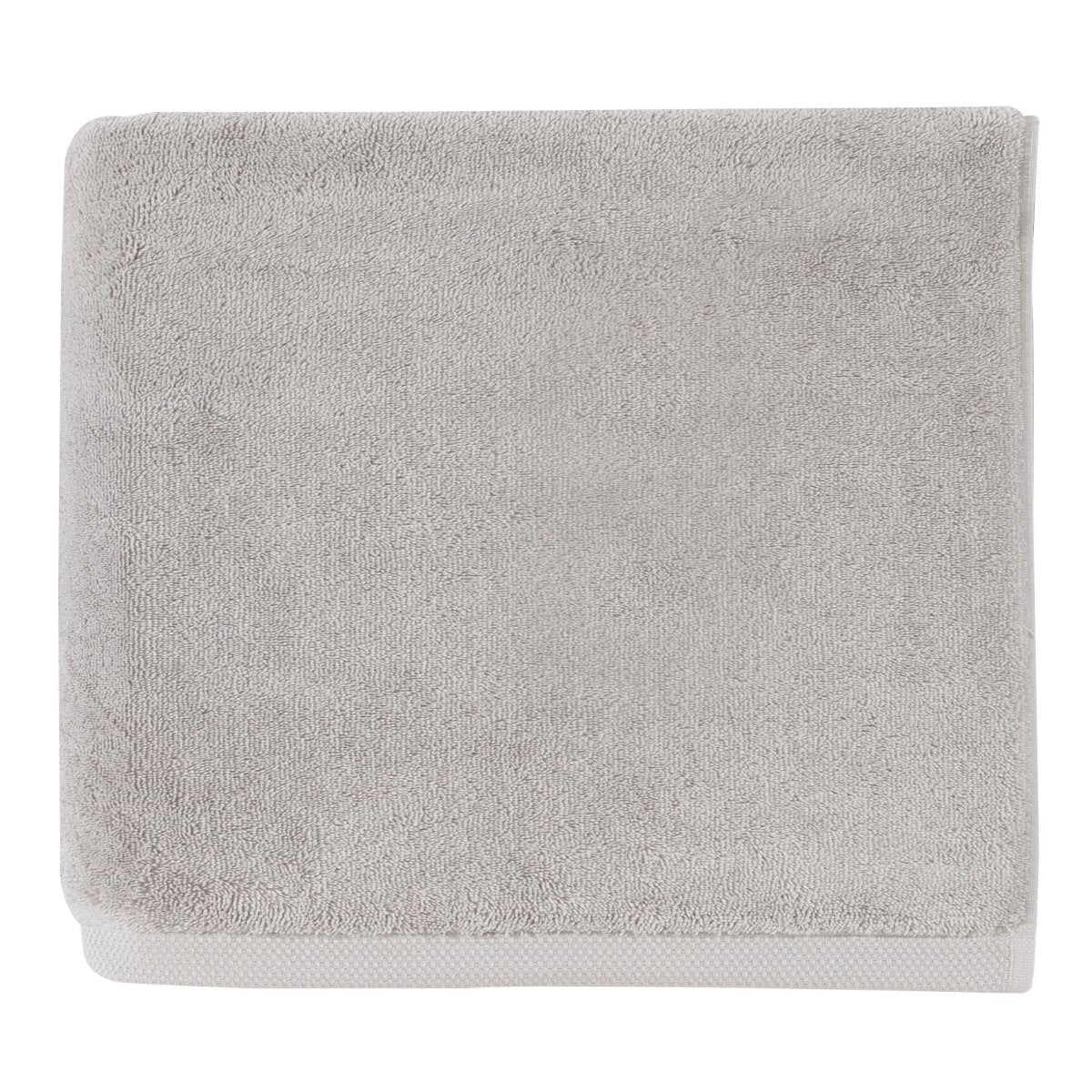 Essentiel Light Grey Bath Towels by Alexandre Turpault
