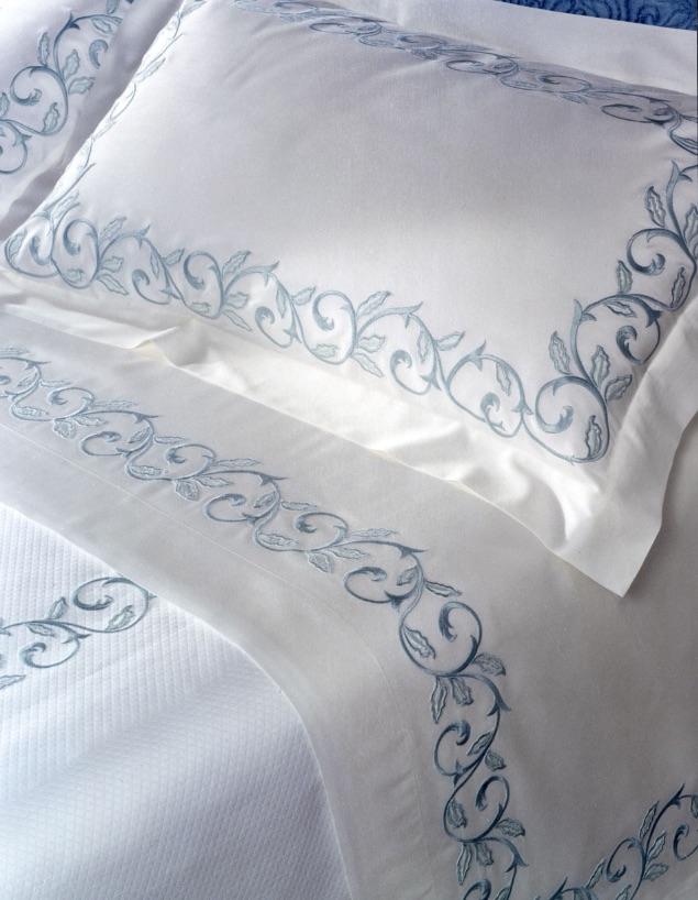 Marina Embroidered Bedding by Dea Fine Linens
