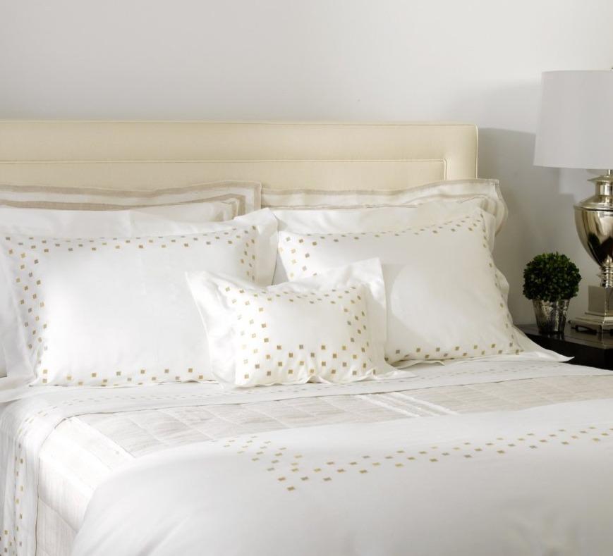 Minerva Embroidery Bedding by Dea Linens