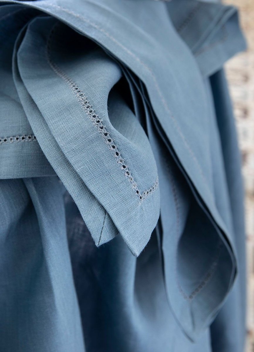 Florence Aegean Blue Table Linens by Alexandre Turpault