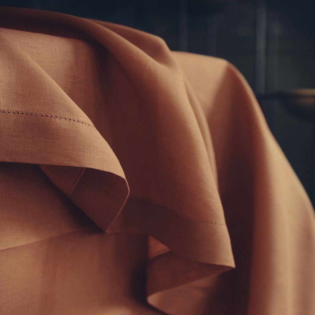 Florence Copper Table Linens by Alexandre Turpault