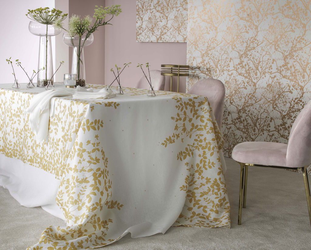 Sublime Gold Tablecloth by Alexandre Turpault