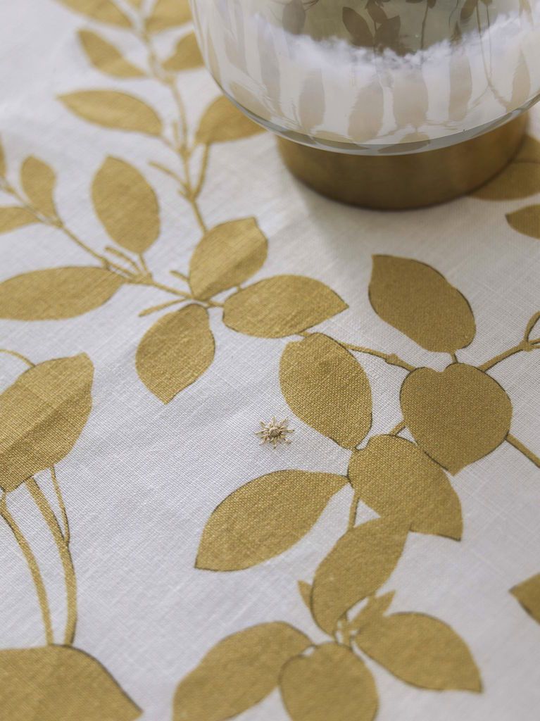 Sublime Gold Tablecloth by Alexandre Turpault