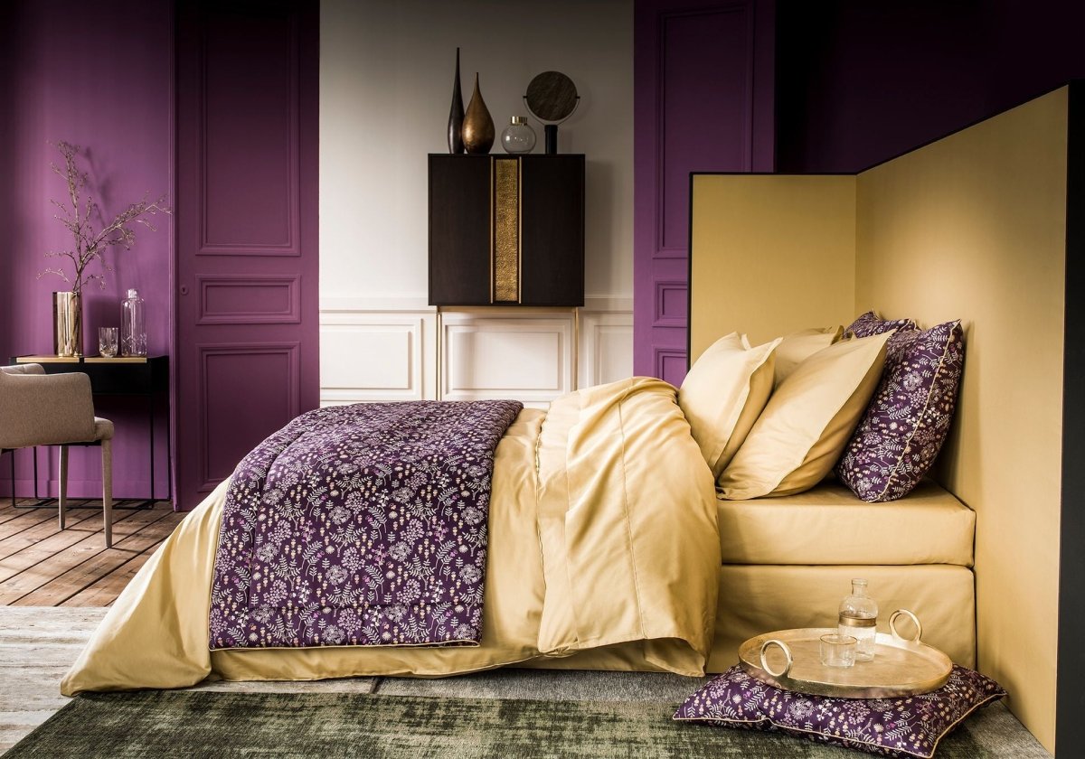 Teo Gold Bedding by Alexandre Turpault