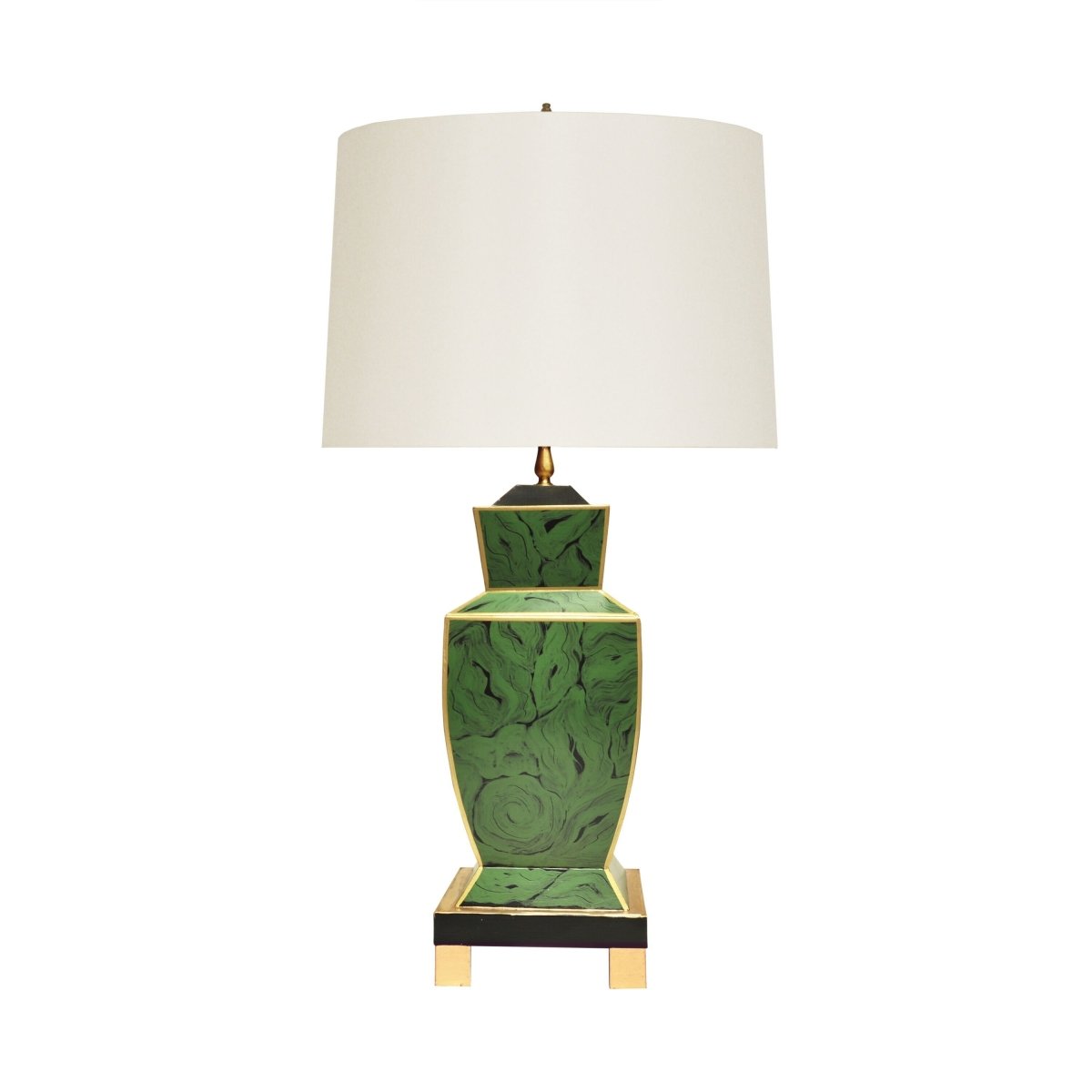 Bianca Malachite Table Lamp by Worlds Away