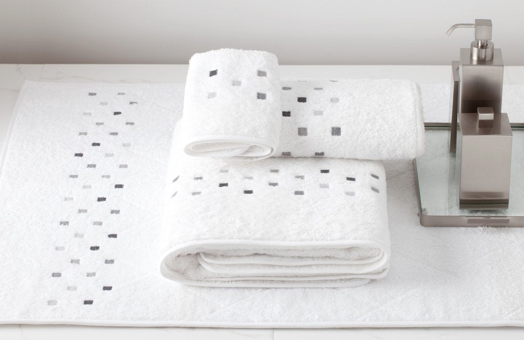 Minerva Embroidered Bath Towels by Dea Linens