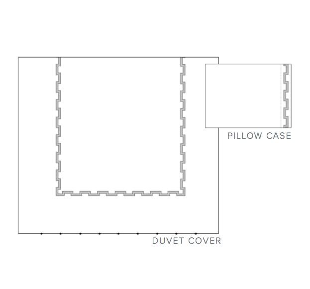 Musica Embroidery Bedding by Dea Linens