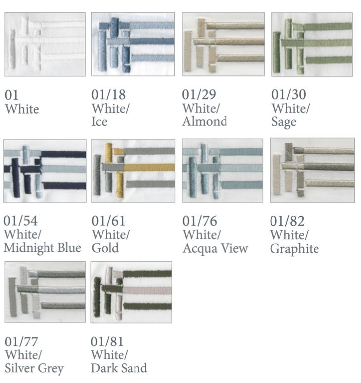 Panama Embroidery Bedding by Dea Linens