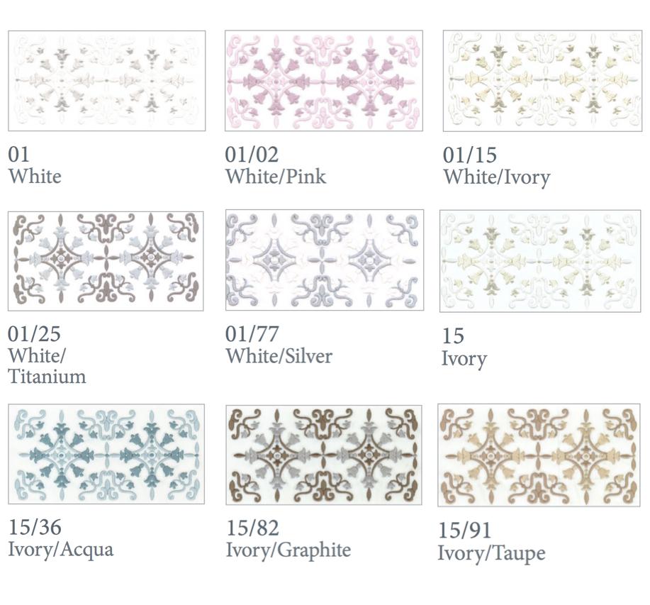 Vanessa Embroidery Bedding by Dea Linens