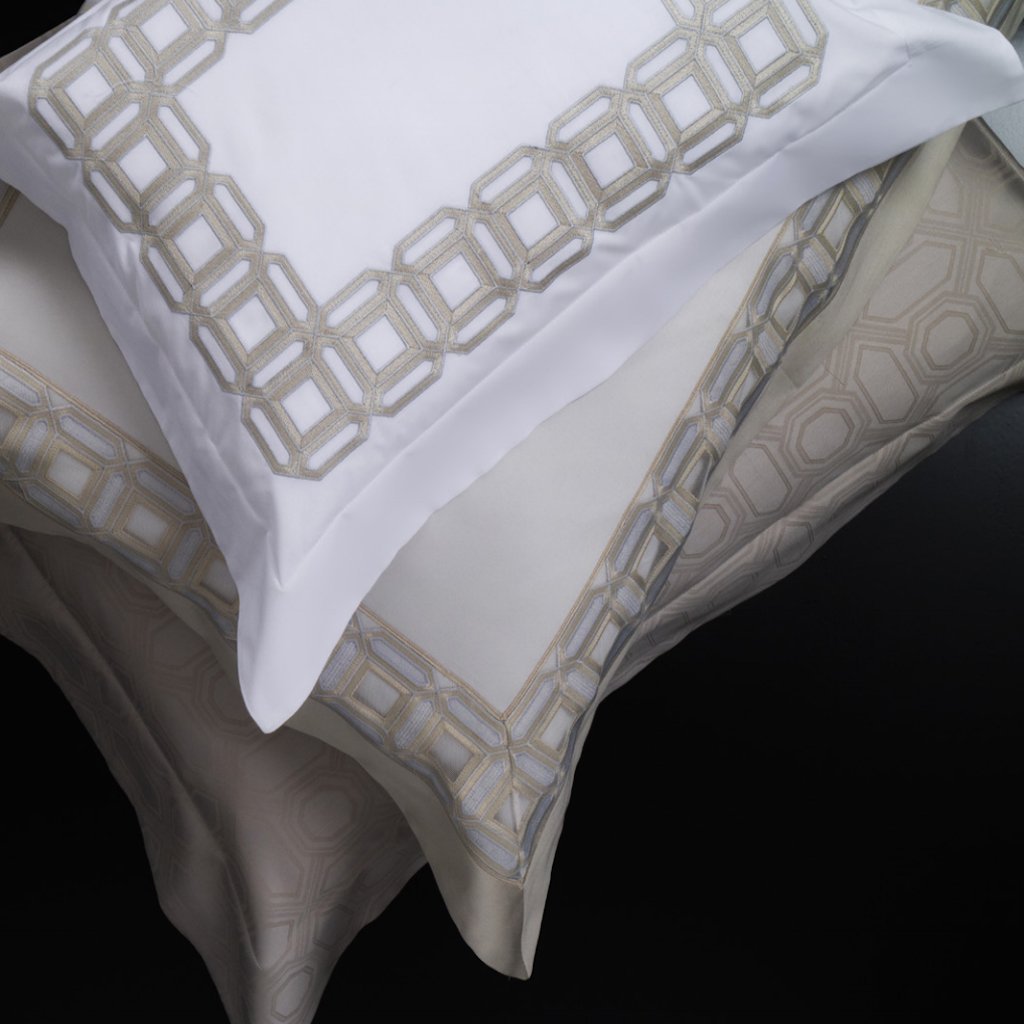 Versilia Embroidery Bedding by Dea Linens
