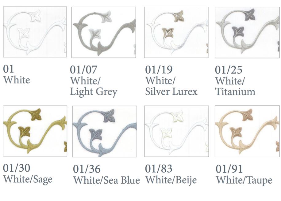 Vicky Embroidery Bedding by Dea Linens