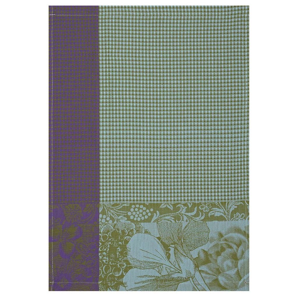 Fleurs À Croquer Chlorophyll Hand Towels by Le Jacquard Français