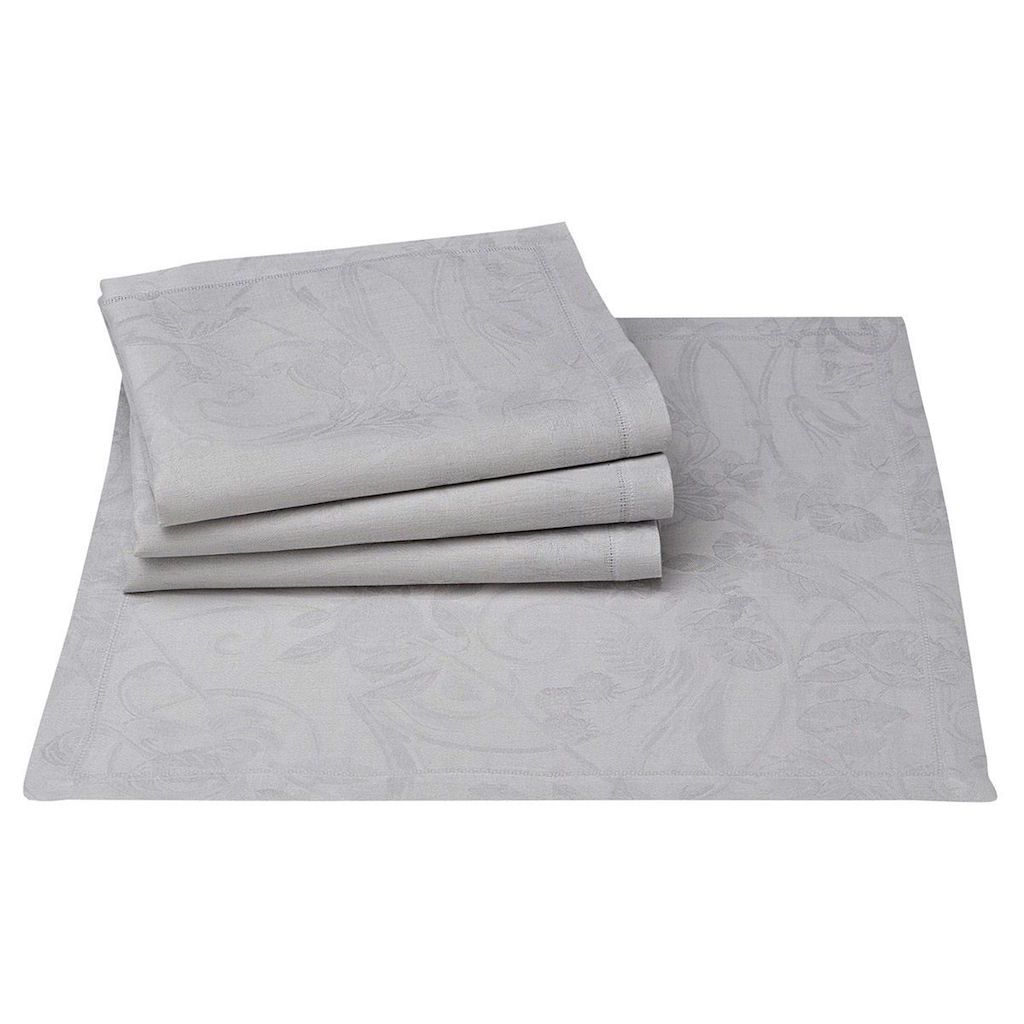 Tivoli Pearl Table Linens by Le Jacquard Français