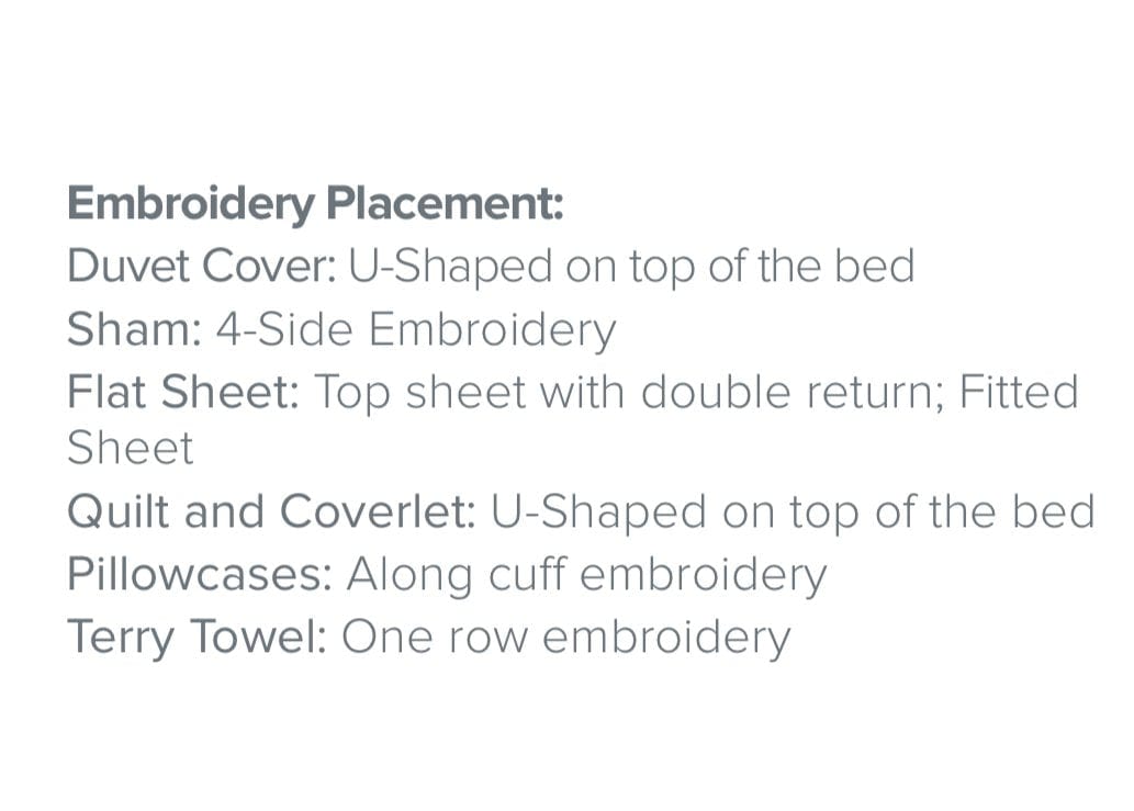 Marina Embroidered Bedding by Dea Fine Linens