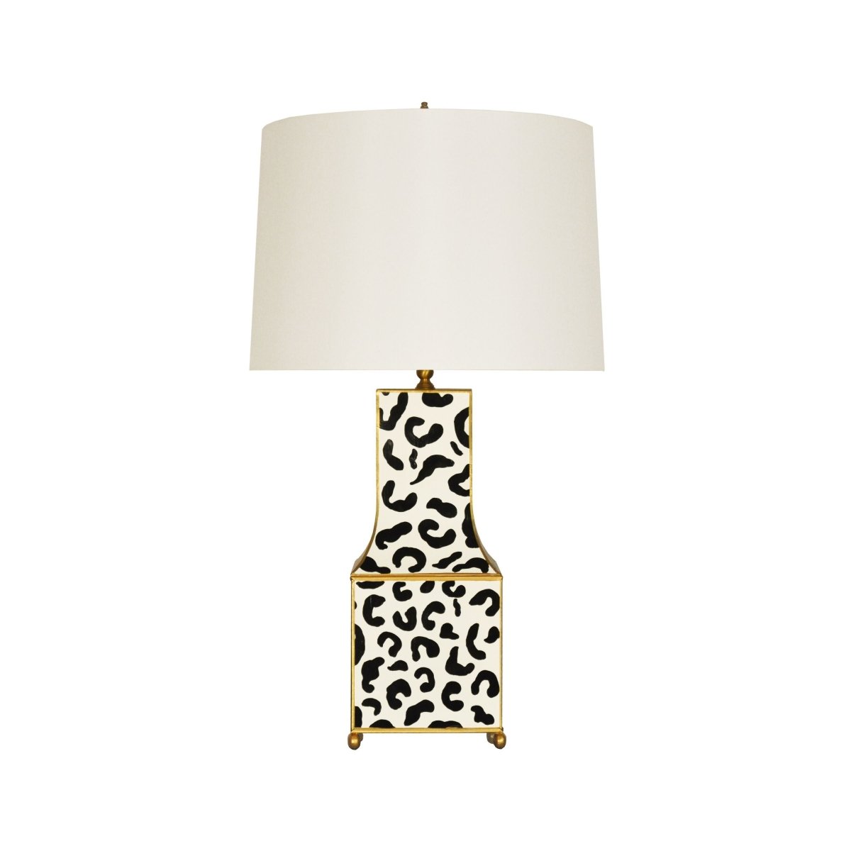 Renata Leopard Print Table Lamp by Worlds Away