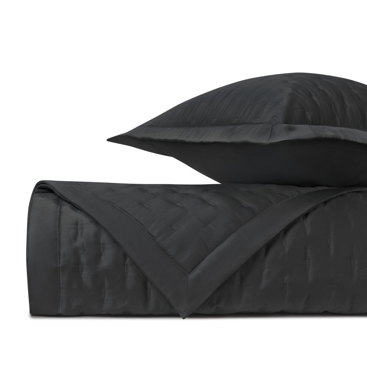 Fil Coupe Quilted Black by Home Treasures