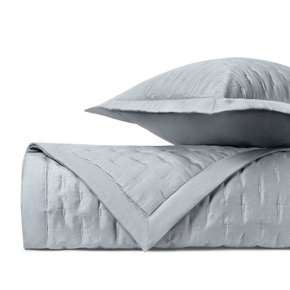 Fil Coupe Quilted Blue Gray by Home Treasures