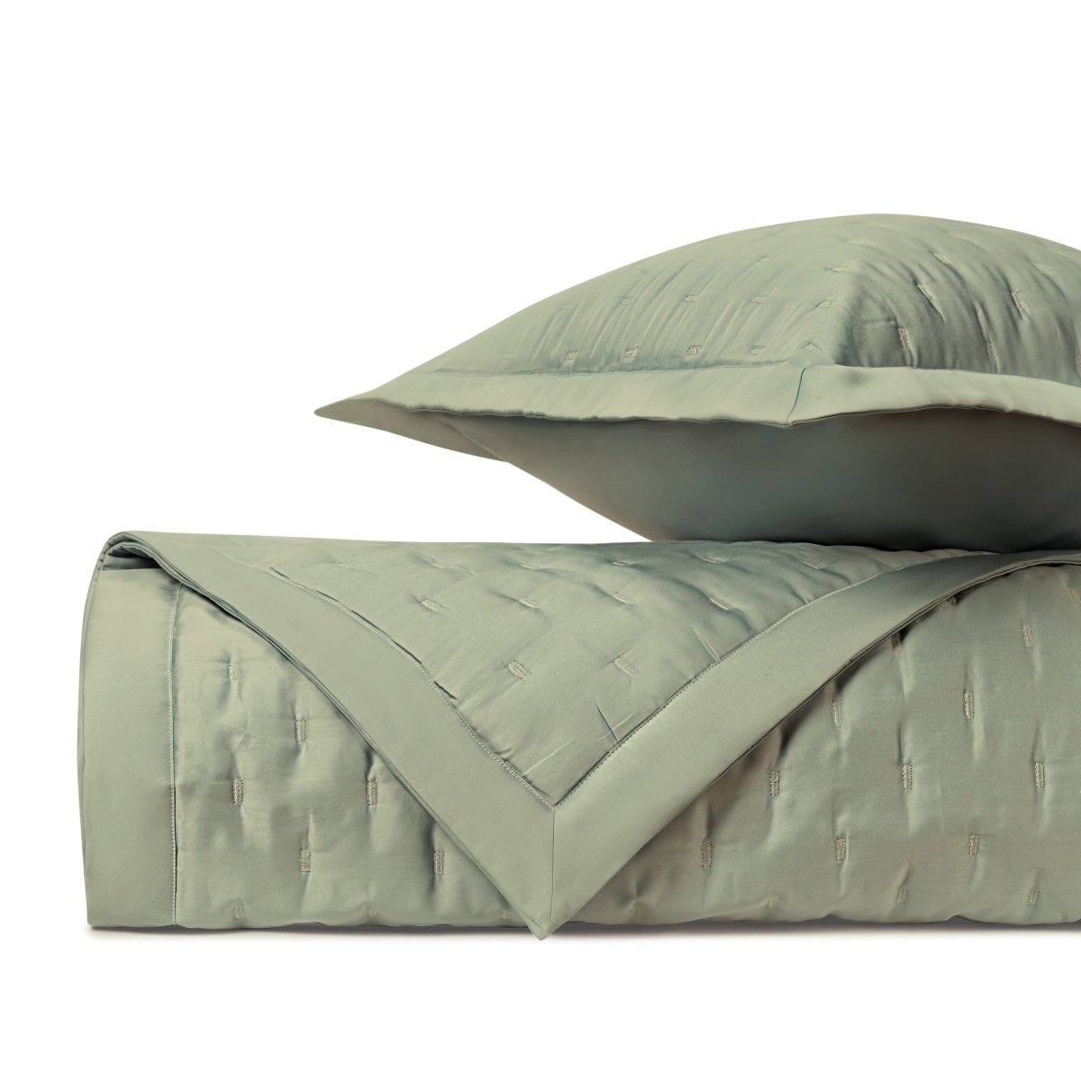 Fil Coupe Quilted Crystal Green by Home Treasures