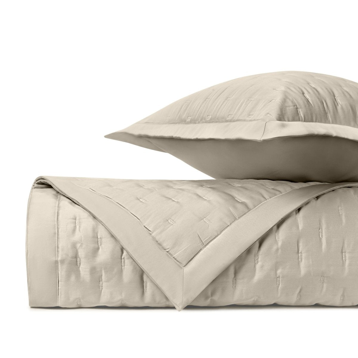 Fil Coupe Quilted Khaki by Home Treasures