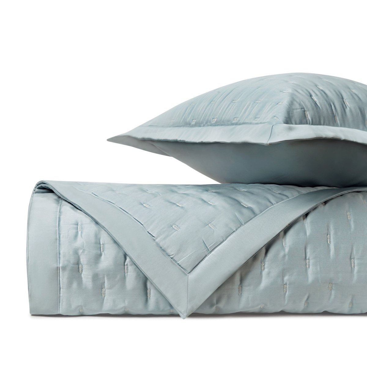 Fil Coupe Quilted Sion Blue by Home Treasures