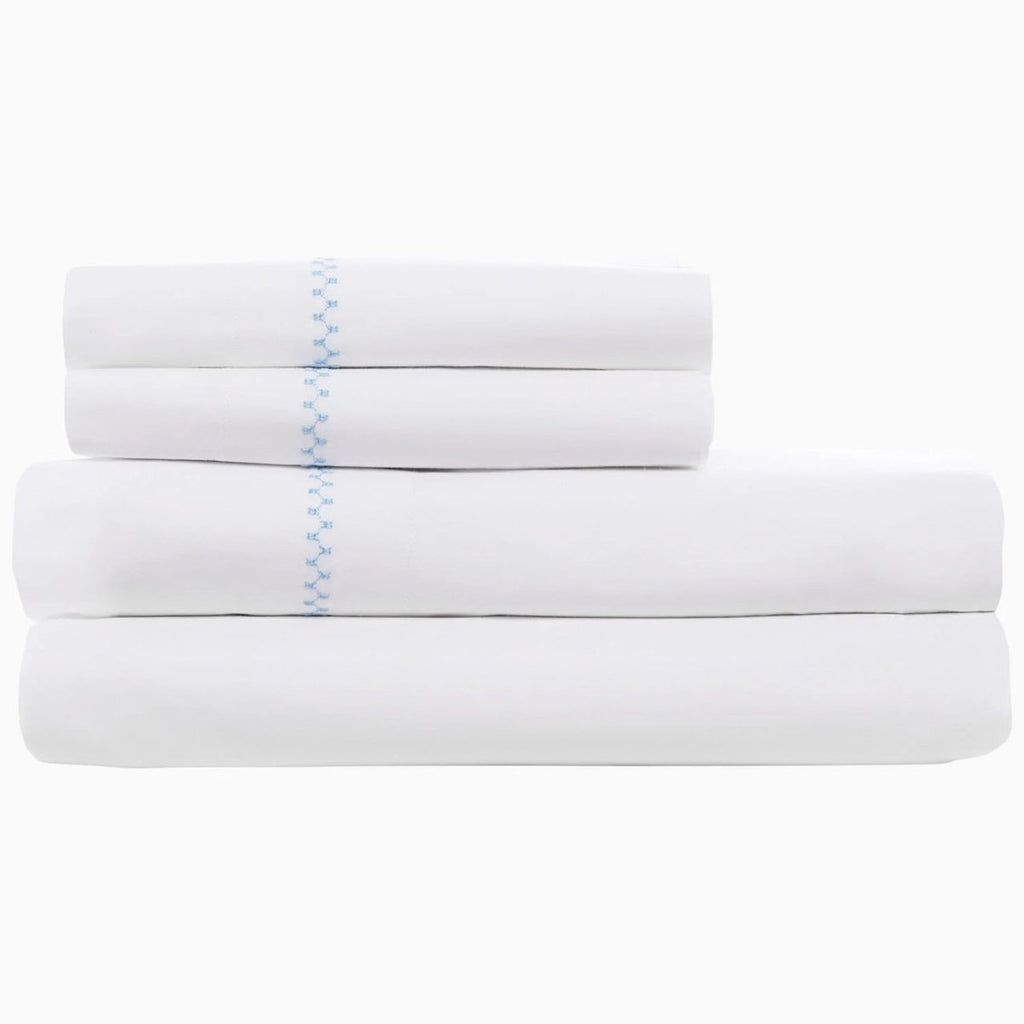 Anketi Light Indigo Organic Cotton Sheets by John Robshaw