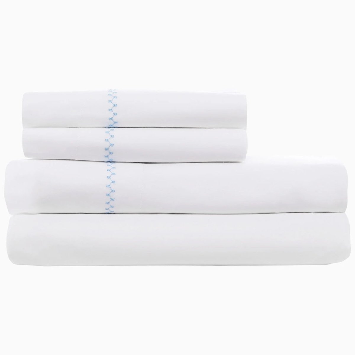 Anketi Light Indigo Organic Cotton Sheets by John Robshaw