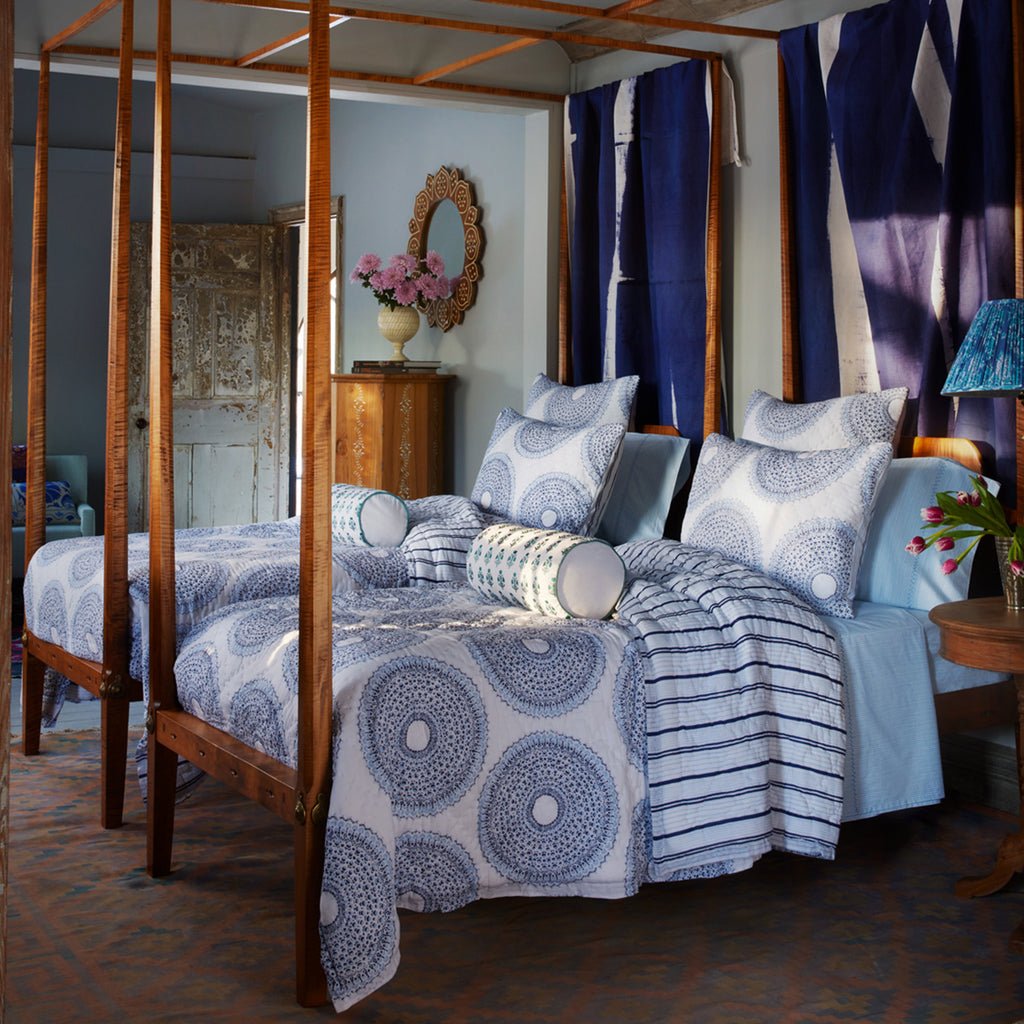 Lapis Indigo Quilts by John Robshaw