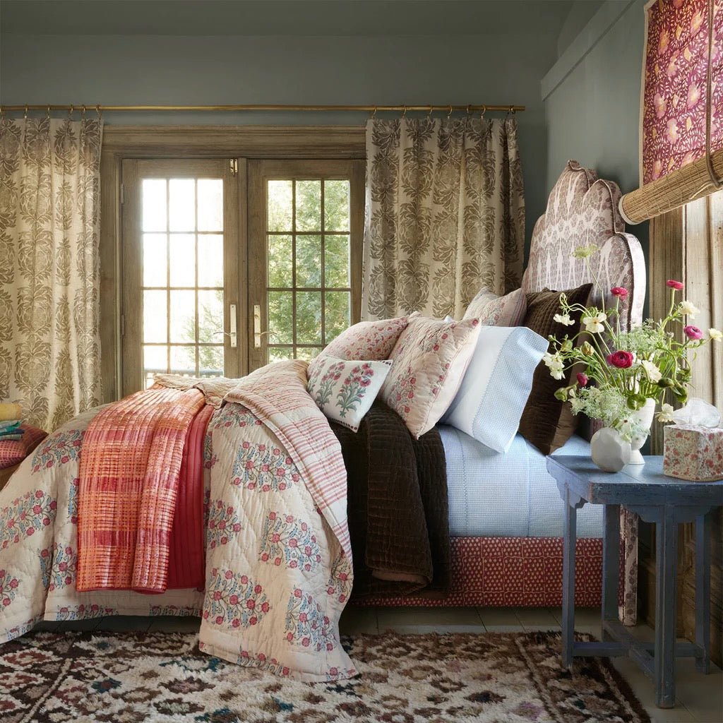 Misha Azalea Cotton Chambray Quilts by John Robshaw
