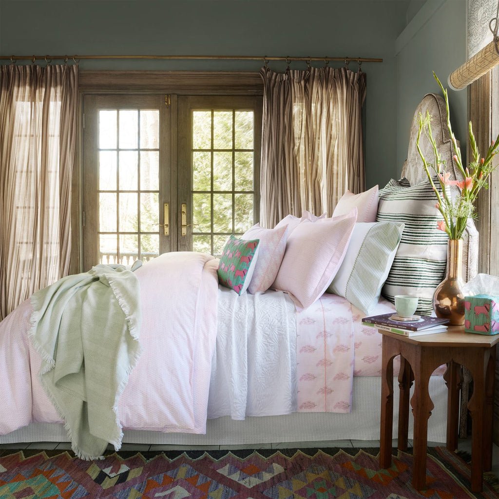 Poseti Lotus Organic Duvet Covers and Shams by John Robshaw
