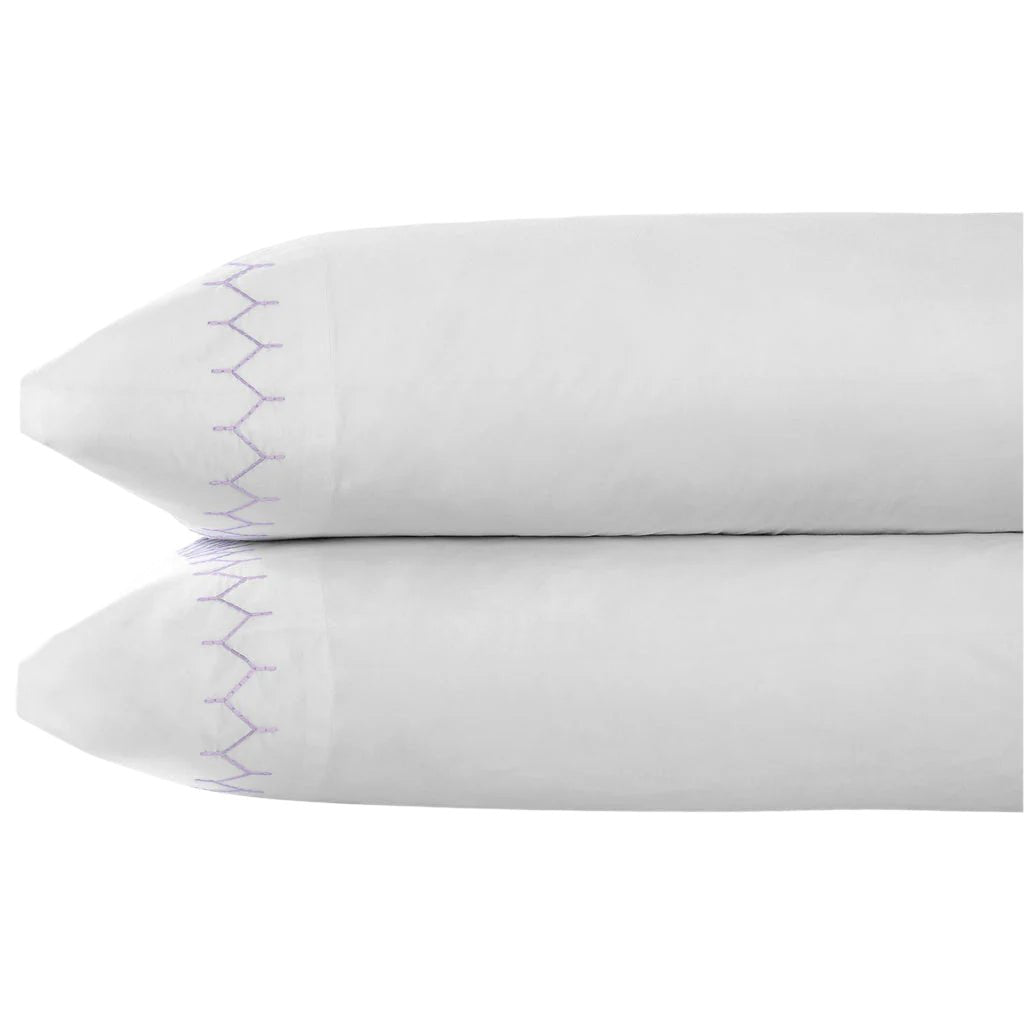 Stitched Lavender Sheet Sets by John Robshaw