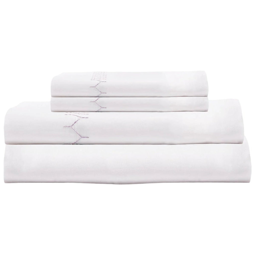 Stitched Lavender Sheet Sets by John Robshaw