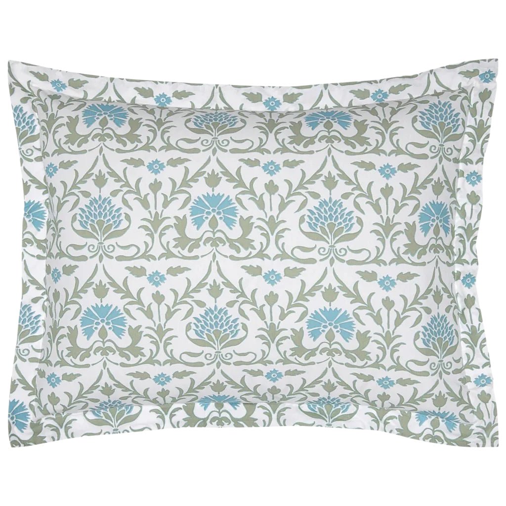 Vidya Leaf Organic Duvet Covers and Shams by John Robshaw