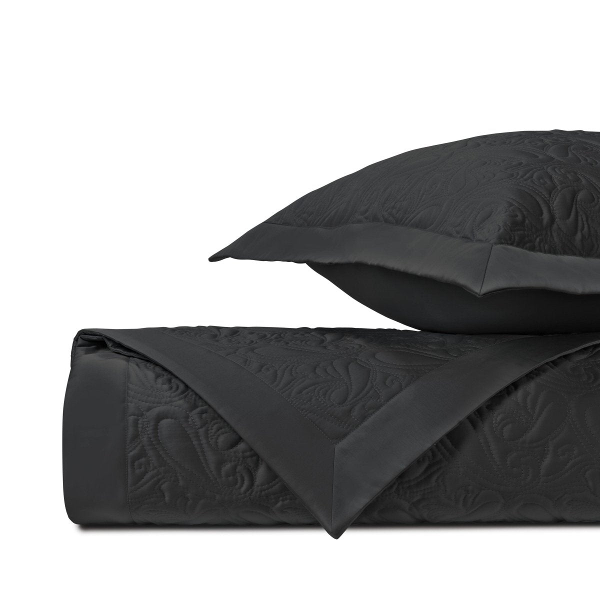 Kashmir Quilted Black by Home Treasures
