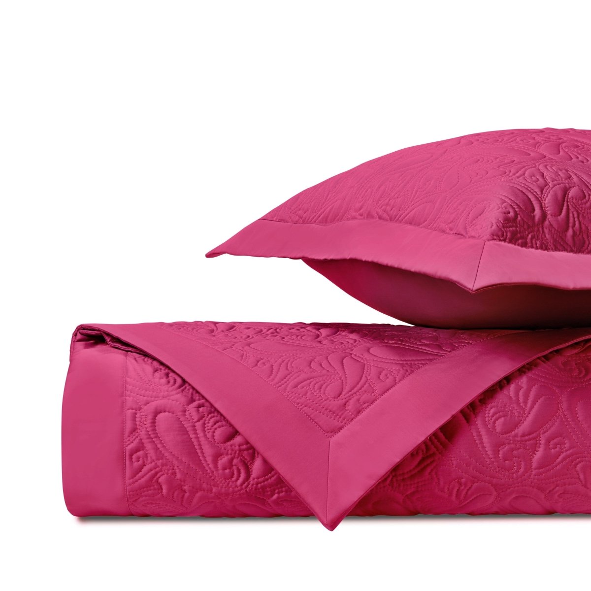 Kashmir Quilted Bright Pink by Home Treasures