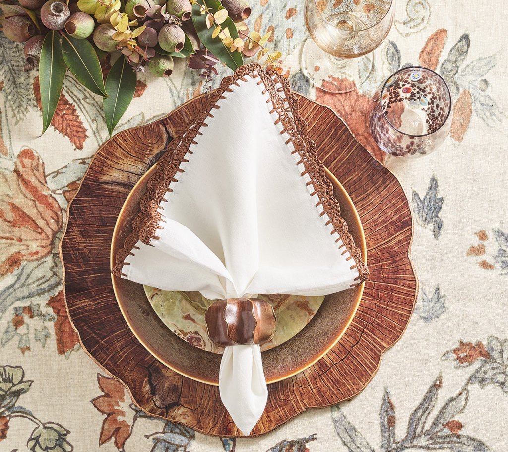 Cedar Placemat in Brown Set of 4 by Kim Seybert