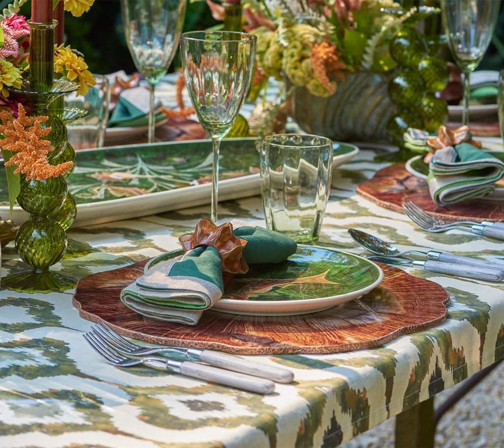 Cedar Placemat in Brown Set of 4 by Kim Seybert