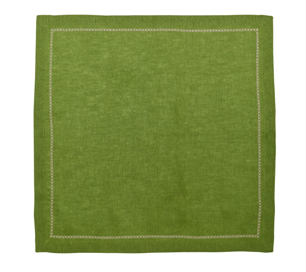Classic Napkin in Spring Green Set of 4 by Kim Seybert