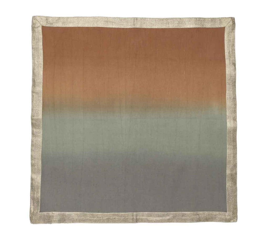 Dip Dye Napkin in Beige Taupe & Gray Set of 4 by Kim Seybert