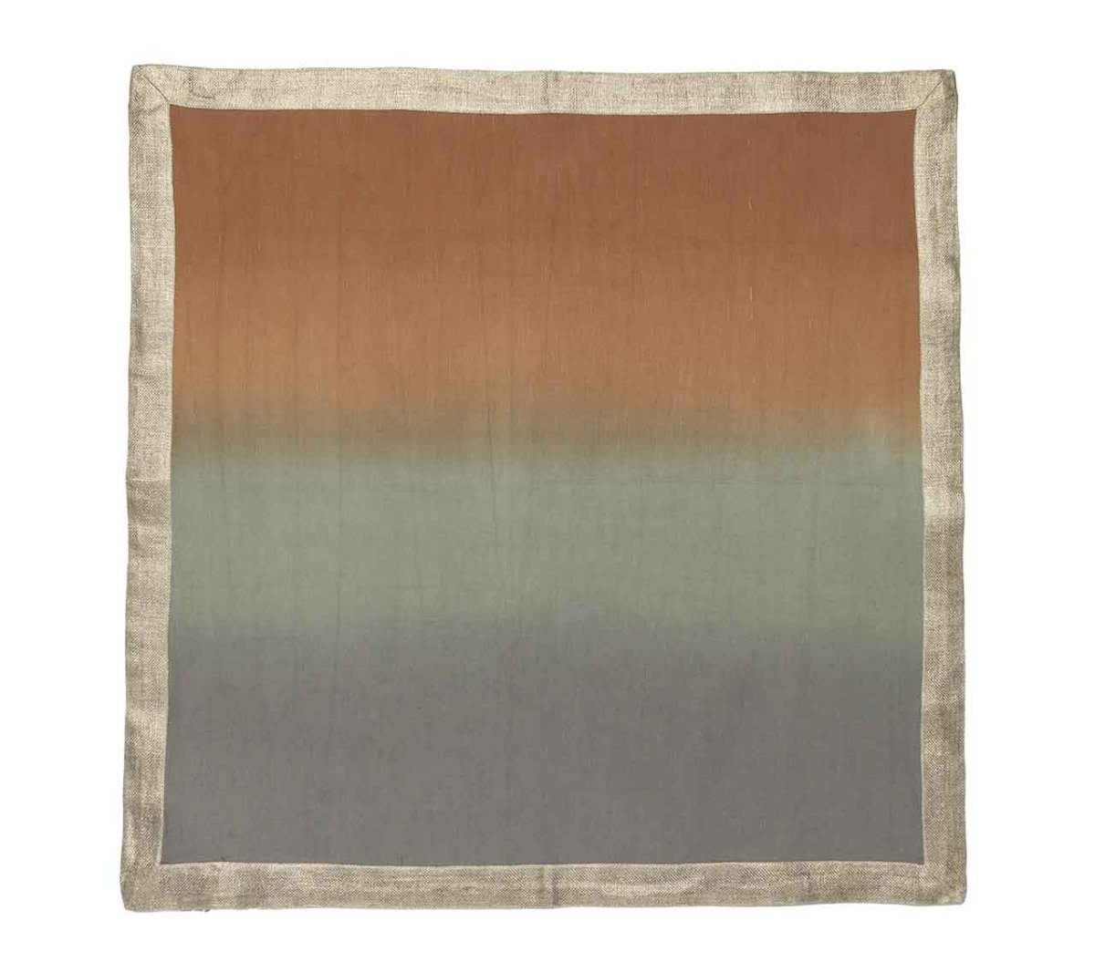 Dip Dye Napkin in Beige Taupe & Gray Set of 4 by Kim Seybert