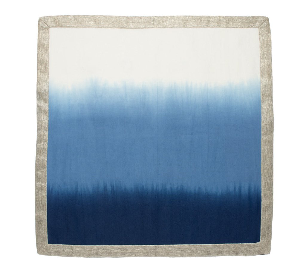 Dip Dye Napkin in Blue & White Set of 4 by Kim Seybert