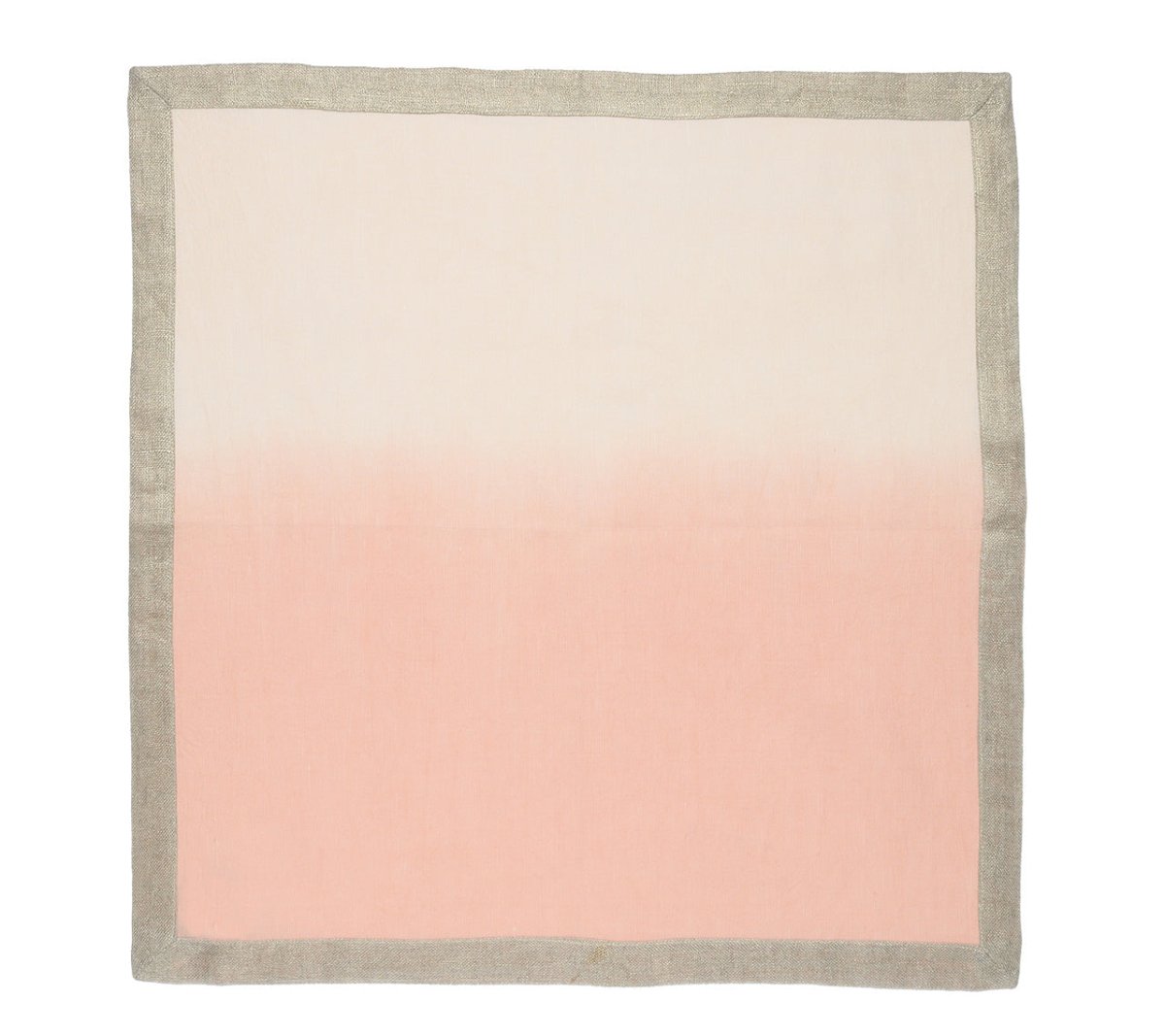 Dip Dye Napkin in Blush & Gold Set of 4 by Kim Seybert
